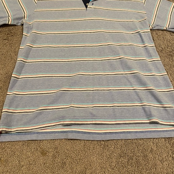 Beverly Hills Polo Club Multicolor Striped Polo Shirt - Picture 6 of 10